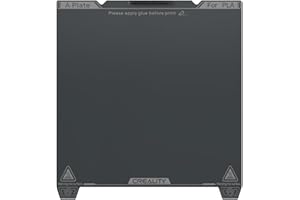 LOLRICH Official K1C Smooth Build Plate, 235x235mm Smooth PEI Sheet with Nozzle Cleaner Flexible Spring Steel Magnetic Platform Plate for Creality K1/K1C/Ender 3 Series