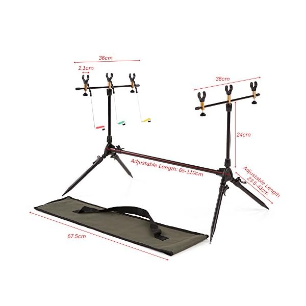 Lixada-Adjustable-Retractable-Carp-Fishing-Rod-Pod-Stand-Holder-Fishing-Pole-Pod-Stand-Fishing-Tackle-Fishing-Accessory Lixada-Adjustable-Retractable-Carp-Fishing-Rod-Pod-Stand-Holder-Fishing-Pole-Pod-Stand-Fishing-Tackle-Fishing-Accessory