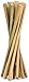 All Natural Bamboo Drinking Straws: 8 Inch Set of 12 Reusable Bamboo Straws - Includes 2 Bonus Nylon Cleaning Brushes - 100% Natural, Sustainable, Non-Toxic & Safe for Home and Work