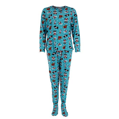 Women's 2 piece footed pajamas Clearance