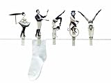 Amazing Pegzini Family - 5 Laundry Pegs Clothes Washing Line Pins