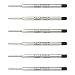 Parker QuinkFlow Ink Refill for Ballpoint Pens, Medium Point, Black Pack of 6 Refills (1782469) primary