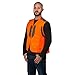 TrailCrest Men's/Ladies Blaze Orange Safety Deluxe Front Loader Vest With Multiple Pockets