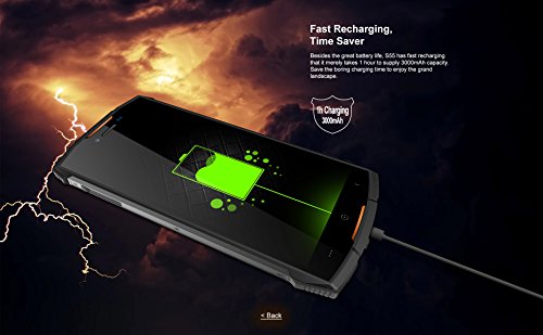 DOOGEE-S55-55-Pulgadas-relacin-18-9-Android-80-Smartphone-al-Aire-Libre-IP68-Impermeable-Antipolvo-Antigolpes-Carga-rpida-de-la-batera-5500mAh-Octa-Core-4GB-64GB-Negro