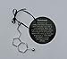 Serotonin Molecule Ornament