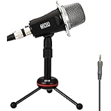 TONOR 3.5mm Professional Condenser Recording Podcast Microphone with Stand for Computer