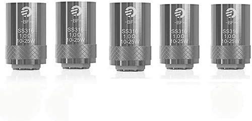 5pack Replacement C-o-i-l-s Heads for 1.0/1.5ohm for E-g-o-A-I-O (1.0ohm)