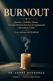 Livro Burnout: Quando o Trabalho Adoece - Um Guia Honesto Para Sair do Esgotamento e Reconstruir a Vida - Com o Método EQUILIBRAR (Guias de Saúde Mental Livro 5)