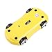HDE 2.4GHz Sports Car Shape Wireless Ergonomic Optical Mouse with Adjustable DPI (Spider Yellow)