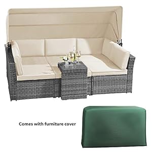 Willkey Patio Rattan Daybed Cover Round Waterproof 420d Breathable Oxford Fabric Heavy Duty Lightweight Garden Sofa Furniture Covers Astonshedsuk