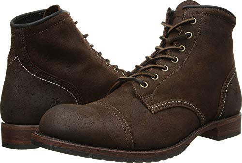 FRYE Men's Logan Cap Toe, Dark Brown, 9 M