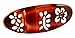 Parcelona French Tige De La Fleur Oval 3 1/4 Inch Celluloid Tortoise Shell Hair Clip Barrette