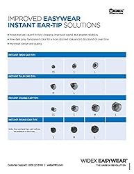 Widex Instant Double Ear Tip, Size Small QTY:10