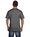Fruit of the Loom Men's 4-Pack of Pocket T-Shirts, Charcoal Grey, XL ( Pack of 4 )
