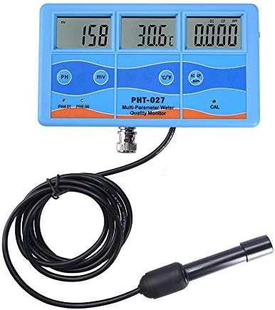 Mallb PH-027 wall-mounted six-in-one online multi-parameter water quality monitor Water quality multi-parameter detector aquarium online temperature conductivity test pen EC/CF analysis