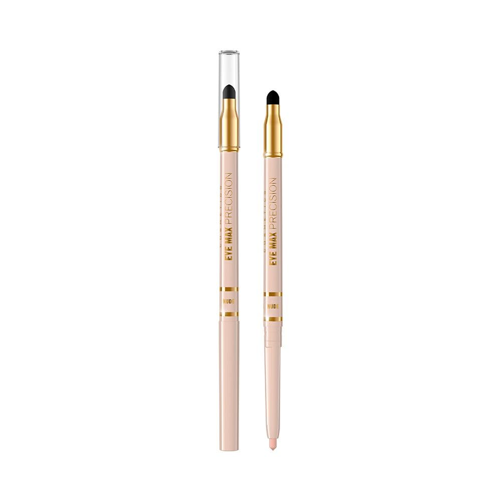 Eveline Cosmetics Eye Max Precision Automatic Eye Pencil with Sponge - Nude for a Natural & Radiant Look