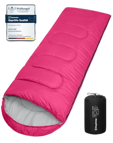 KingCamp Oasis Serie Deckenschlafsäcke mit Kopfteil, 220 × 75 cm