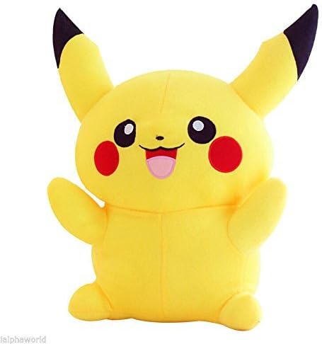 Meshwa Enterprise Pikachu Pokemon Soft Toy-20 cm (Yellow)