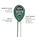 Jellas Soil pH Meter, 3-in-1 Moisture Sensor Meter/Light/pH Soil Test Kits Test Plant Moisture Meter for Garden, Farm, Lawn, Indoor & Outdoor Use (Green)