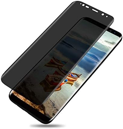 Samsung Galaxy S9 Screen Protector, Galaxy S9 Privacy Screen Protector, Galaxy S9 Privacy Tempered Glass Anti-Spy [3D Curved] [Case Friendly]