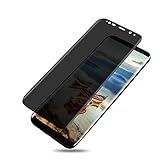 Samsung Galaxy S8 Plus Screen Protector, Top Canyon Galaxy S8 Plus Privacy Screen Protector, Galaxy S8 Plus Privacy Tempered Glass Anti-Spy [3D Curved] [Case Friendly]
