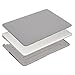 MOSISO Compatible with MacBook Air 13 inch Case (Models: A1369 & A1466, Older Version 2010-2017 Release), Protective Plastic Hard Shell Case & Keyboard Cover & Screen Protector, Neutral Gray