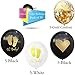 Baby Shower Balloons Oh Baby Black,White, Confetti Balloons Pack of 20, 12 inch, for Boy and Girl Baby Shower Birthday Party Supplies