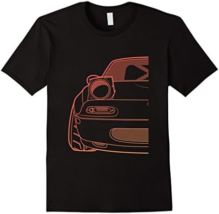 Mens Roadster NA Series Racing Style Tshirt Large Black