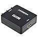 ABLEGRID VK-126 HDMI to Composite | AV Universal Mini Converter for PAL & NTSC Standard TV for PC Laptop Xbox PS4 PS3 TV STB VHS VCR Camera DVD (HDMI to Composite AV Mini)