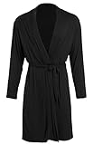 Latuza Men's Lightweight Sleepwear Soft Kimono Robe