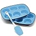 Maxi Nature Silicone Cupcake Pans with Spatula - 2 Pack, Non Stick, Durable, Easy to Clean - Microwave, Dishwasher & Freezer Safe - Silicone Molds for Mini Pies, Tarts, Cupcakes