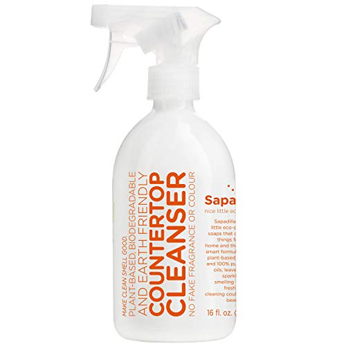 Sapadilla Countertop Cleanser, Grapefruit + Beramot, 16oz