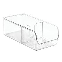 InterDesign Linus Spice Packet Organizer Bin &ndash; Storage Container for Kitchen Pantry, Cabinet or Countertops, Clear