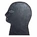 Lequida Brand New Latex Black Perforated Rubber Gummi Hood Mask (One Size)