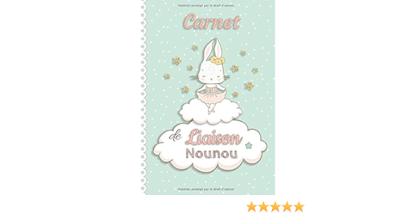 Carnet De Liaison Nounou Journal De Bord Quotidien De Bebe A Completer Cahier De Suivi Maternel Et Transmission Entre Parents Et Nounou Assistante Ou Creche Livre 124 Pages French