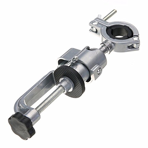 Ginode 360°Bench Vises Aluminium Alloy 360 Rotating Clamp-on Grinder Holder Bench Vise for Electric Drill Stand Used For Dremel - Thumbnail 2