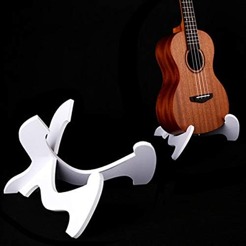 Acronde Portable Folding PVC Ukelele Stand Holder Concert Musical Instrument Stand for Ukulele Mandolins, Violins