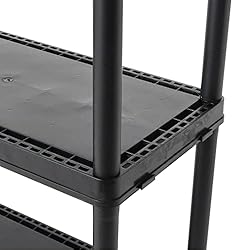 Gracious Living 3 Shelf Fixed Height Solid Light