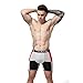 Mens Stretchable Seamless Boxer Briefs Stretchable Underwear (US Medium, Black) , Color Balck , Medium