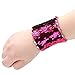 BFMate Girls Mermaid Bracelet for Party Favors, Birthday Gifts, Two-Color Reversible Charm Sequins Wristband Magic Calming Bracelets for Kids, Boys - Super-Soft Velvet Lining