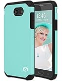 Galaxy J7 V Case, Galaxy Halo / J7 Prime / J7 Perx / J7 Sky Pro Case, MP-MALL Dual Layer Shockproof Armor Hybrid Defender Anti-Drop Rugged Protective Case Cover For Samsung Galaxy J7 2017 (Mint)