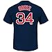 David Ortiz Boston Red Sox Name and Number T-Shirt, Athletic Navy