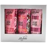 Reshma Beauty Ravishing Rose Skincare Set Face Wash, Scrub, and Cream, Soothing & Hydrating for All Skin Types, Calming, Cruelty-Free, Pack of 3