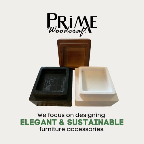 Prime Woodcraft Walnut Wood Risers 2 Inch Height, 4 Risers, Walnut