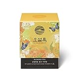 Osulloc Stone Fence Enveloped In Tangerine Flower Blended Organic Green Tea Pyramid 18g Jeju Tangerine Flavor (1.8g x 10ea)