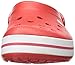 crocs womens Crocband Clog, Flame/White, 9 M (D) US Men's/11 M (B) US Women