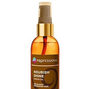Godrej Professional Nourish Shine Argan Oil Hair Serum (120ml) | For Glossy Nourished Hair | No Sulphate & Paraben | UV…