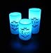 EGI - Set of 3 Flickering Flameless Candles with Multi Color Remote Control and Timer - Romantic Led Candles - with Live, Love, Laugh Decal - Made with Real Wax