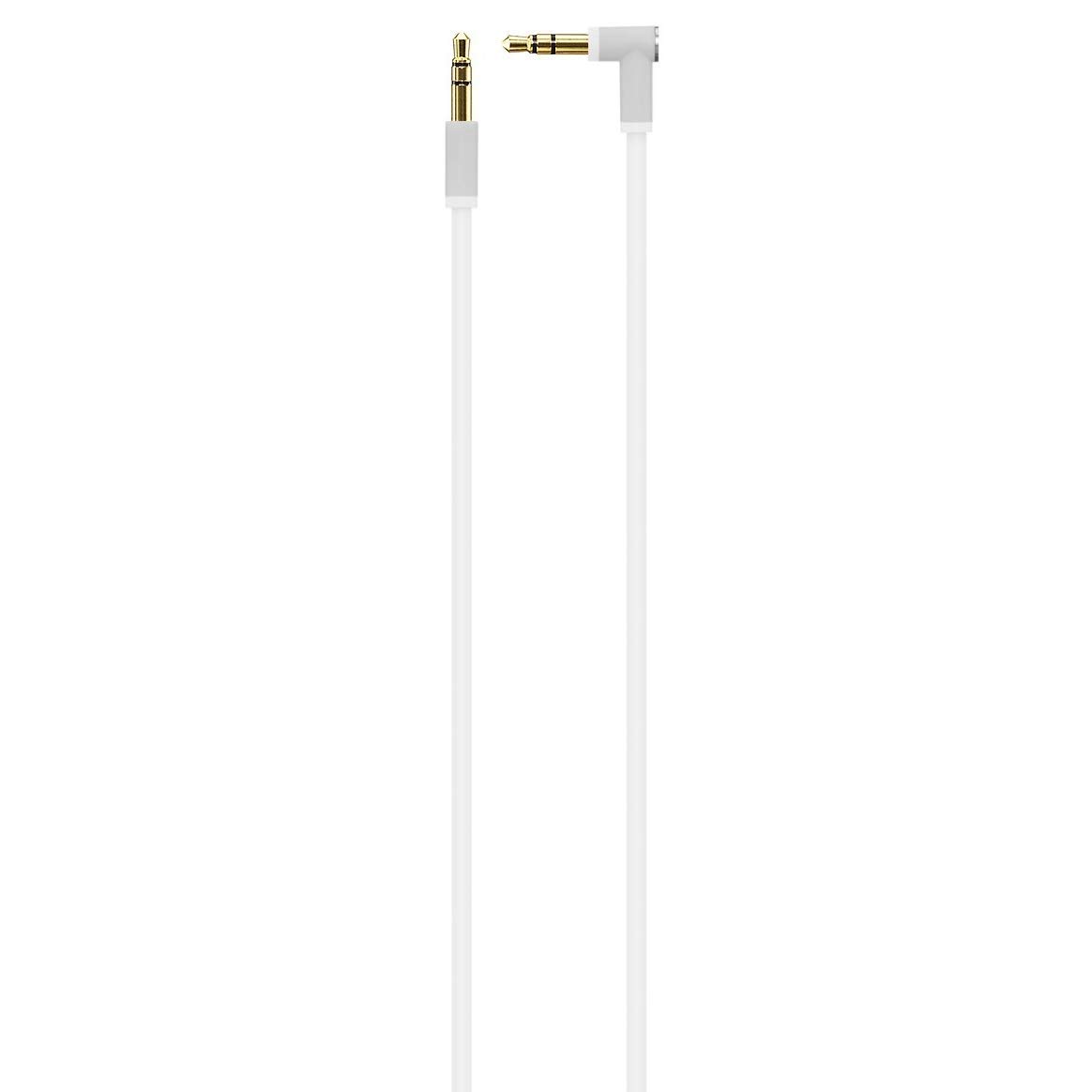 SPARKED Replacement Beats Aux Cable Audio 3.5mm Jack for Beats by Dr Dre Studio 3 2 1 Pro Headphone, Solo 4 3 2 1 HD Earphones, Wireless, Pro Monster Beats Headphones Pill Plus UK Lead Wire White 1.4m — image 1
