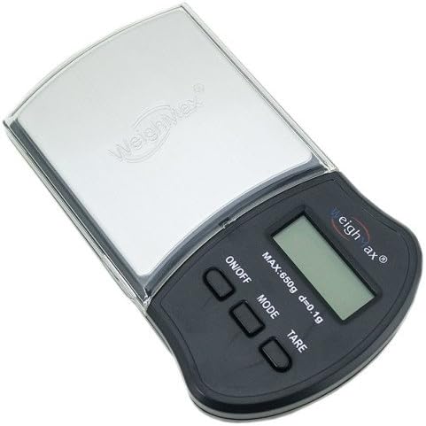 WEIGHMAX DIGITAL POCKET SCALE W-PX SERIES 0.1g ACCURACY 650g CAPACITY